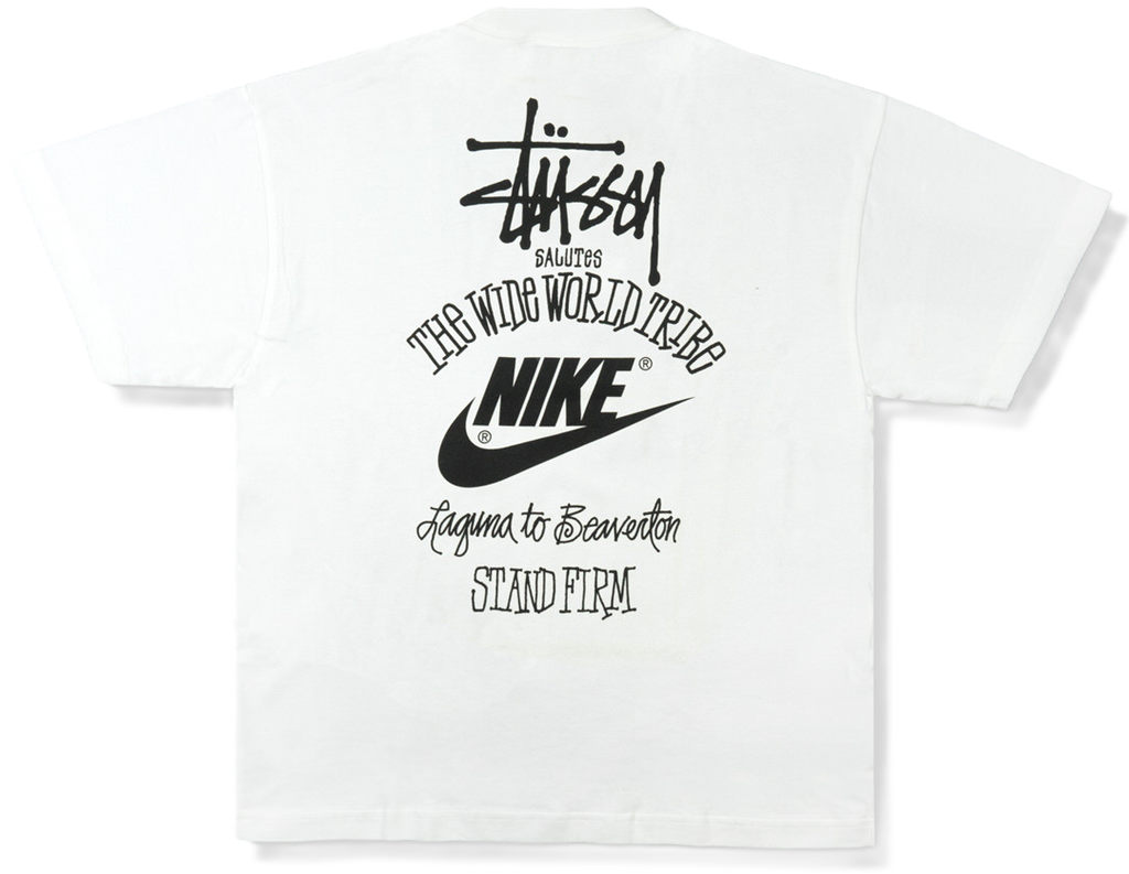 Ao Nike x Stussy The Wide World Tribe T-Shirt 'White' DV1775-100