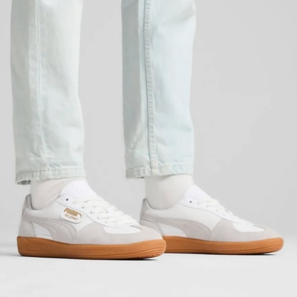 Giay Puma Palermo Leather 'White Glacial Grey Gum' 396464-12