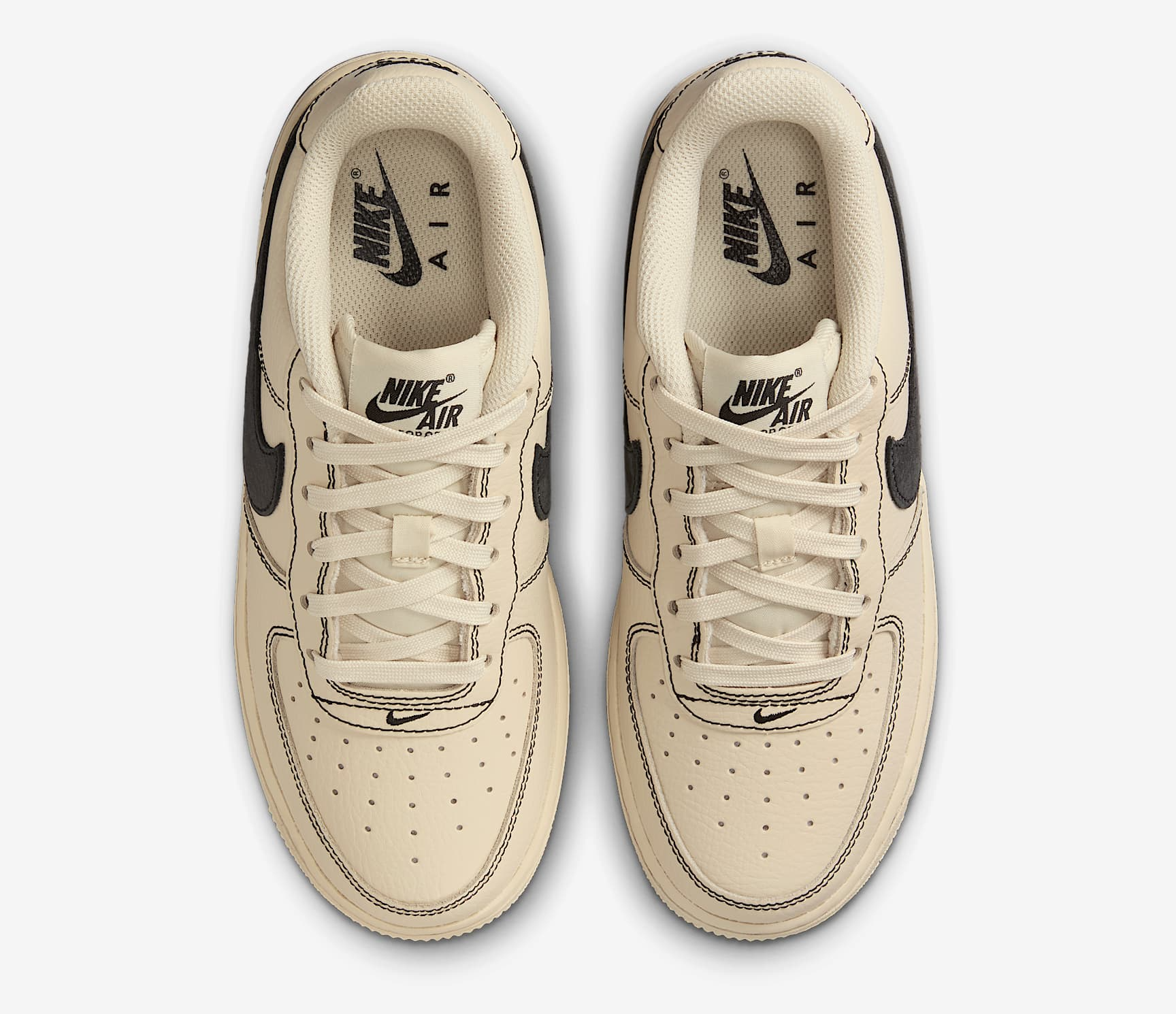 Giay Nike Air Force 1 LV8 GS 'Light Khaki' HJ4563-200
