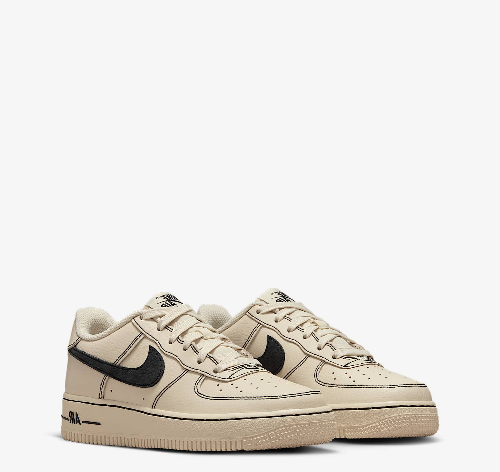 Giay Nike Air Force 1 LV8 GS 'Light Khaki' HJ4563-200