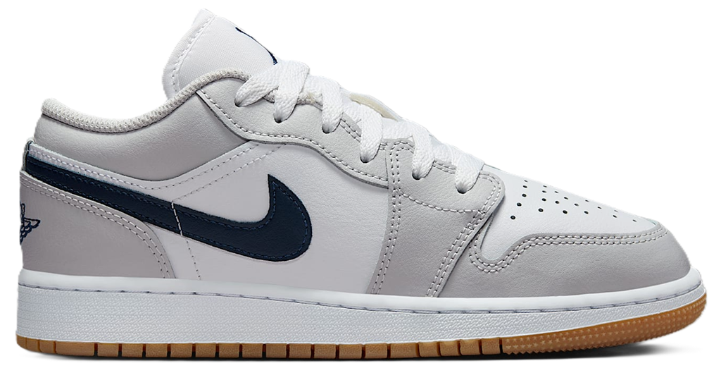Giay Nike Air Jordan 1 Low GS 'White Neutral Grey' 553560-146
