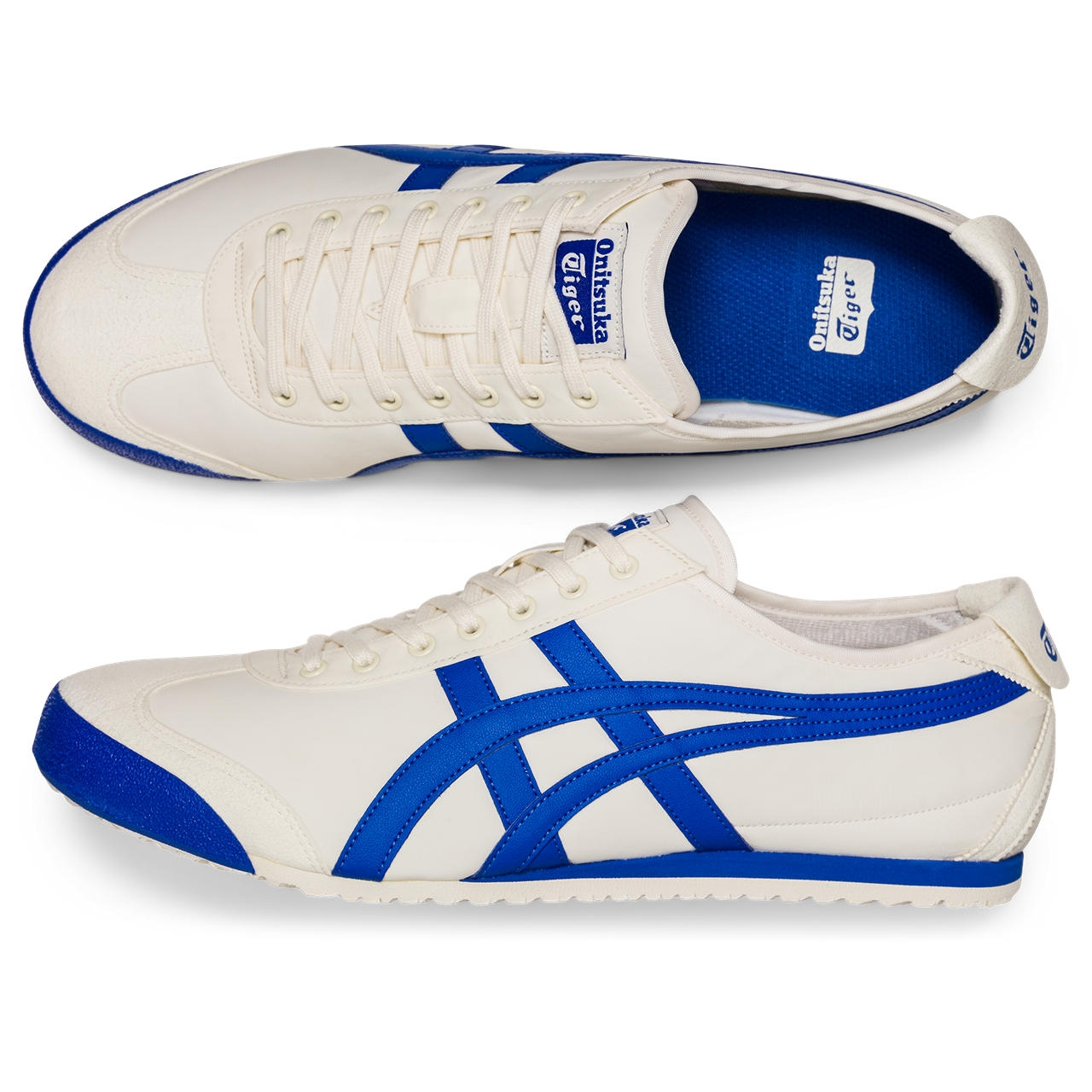 Giay Onitsuka Tiger Mexico 66 'Cream White Blue' 1183B497-100
