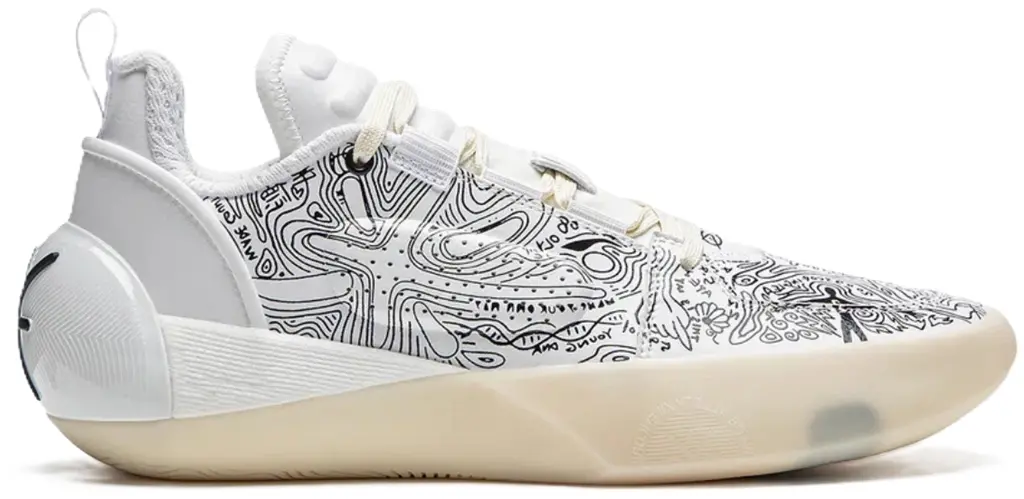Giay Lining Way Of Wade All City 12 Encore 'White Black' ABAU051-4