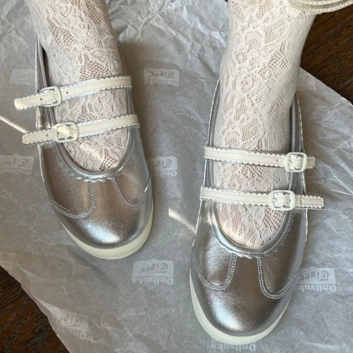 Giày Onitsuka Tiger Mexico 66 TGRS 'Silver Cream' 1182A660-020 - Ảnh 4