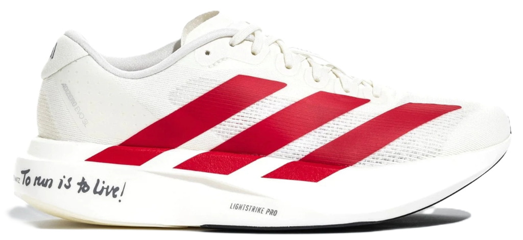 Giày Adidas Adizero EVO SL 'Off White Better Scarlet' JS1182