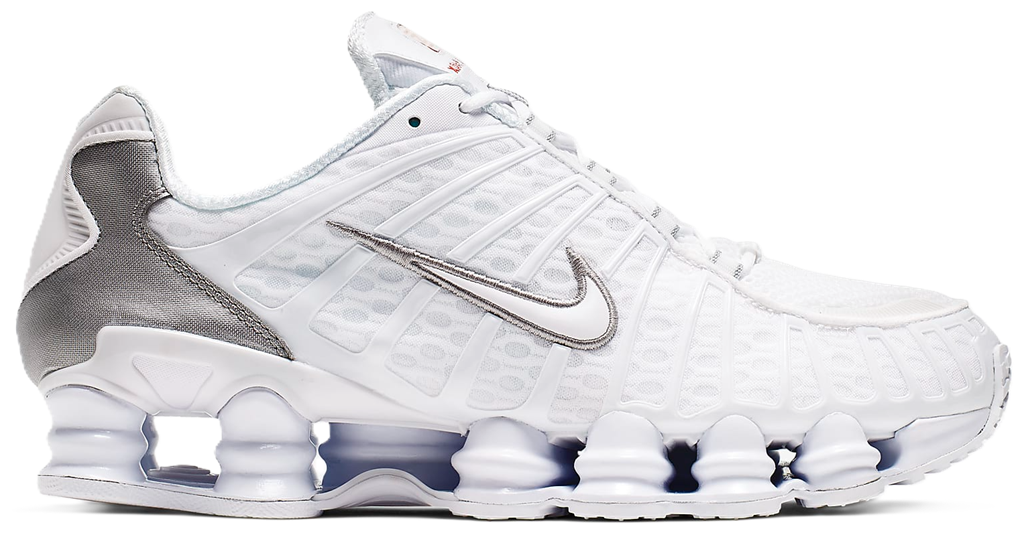 Giay Nike Shox TL 'White Metallic Silver' AV3595-100