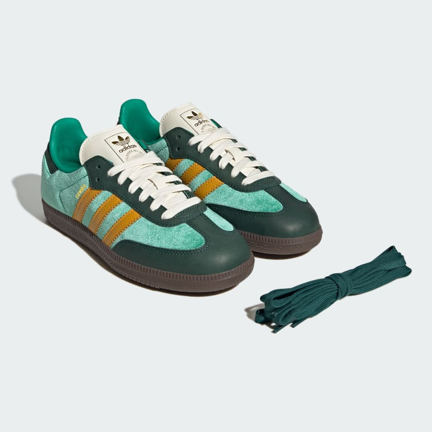 Giay Adidas Samba OG 'Court Green Preloved Yellow' JI2681