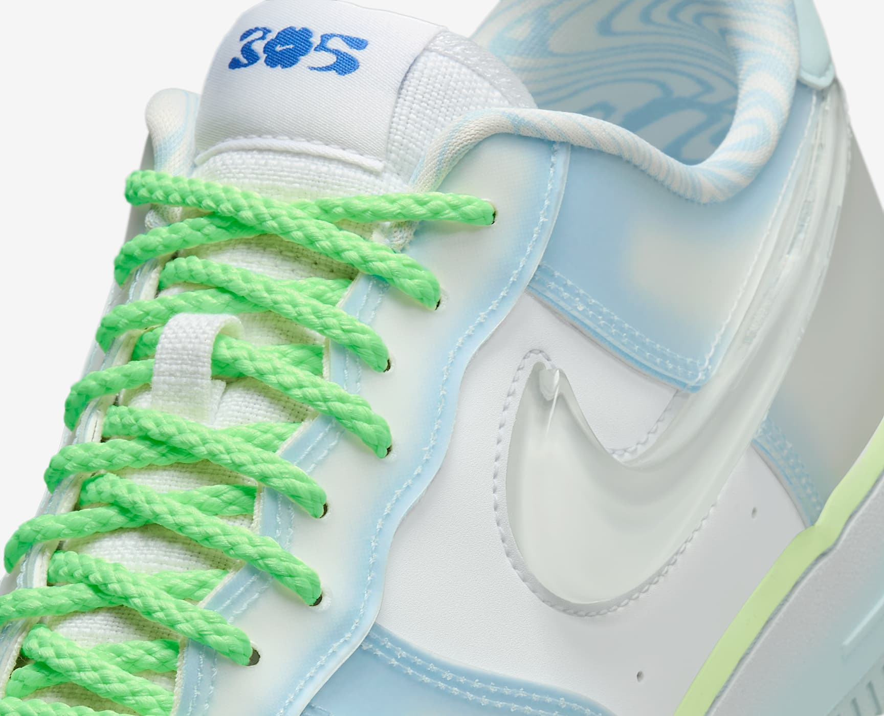 Giay Nike Air Force 1 Low x Serena Williams 'Psychic Blue' HJ4399-400