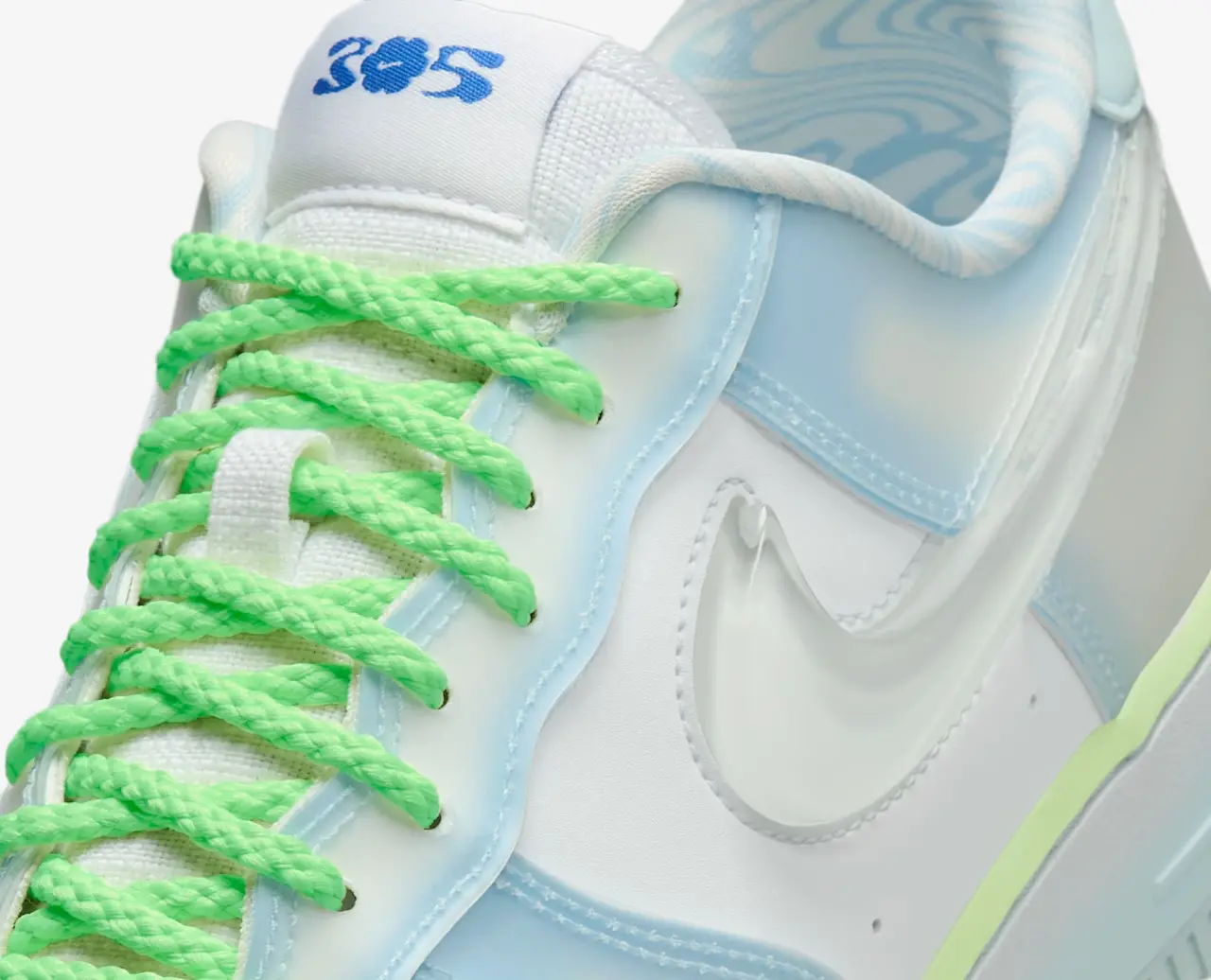 Giay Nike Air Force 1 Low x Serena Williams 'Psychic Blue' HJ4399-400