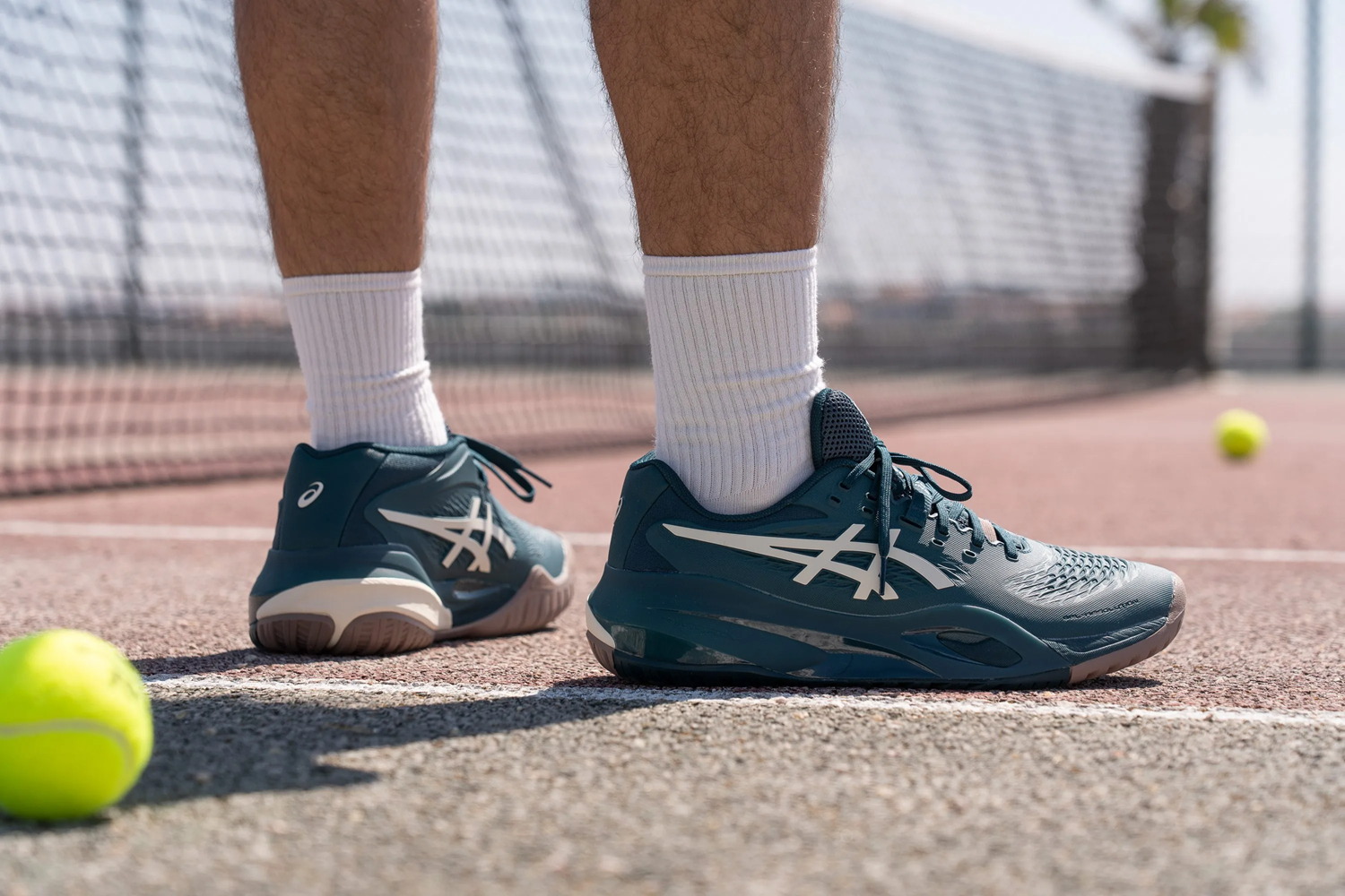 Alternative view of Giày Asics Gel-Resolution X 'Saxon Green Birch' 1041A485-300