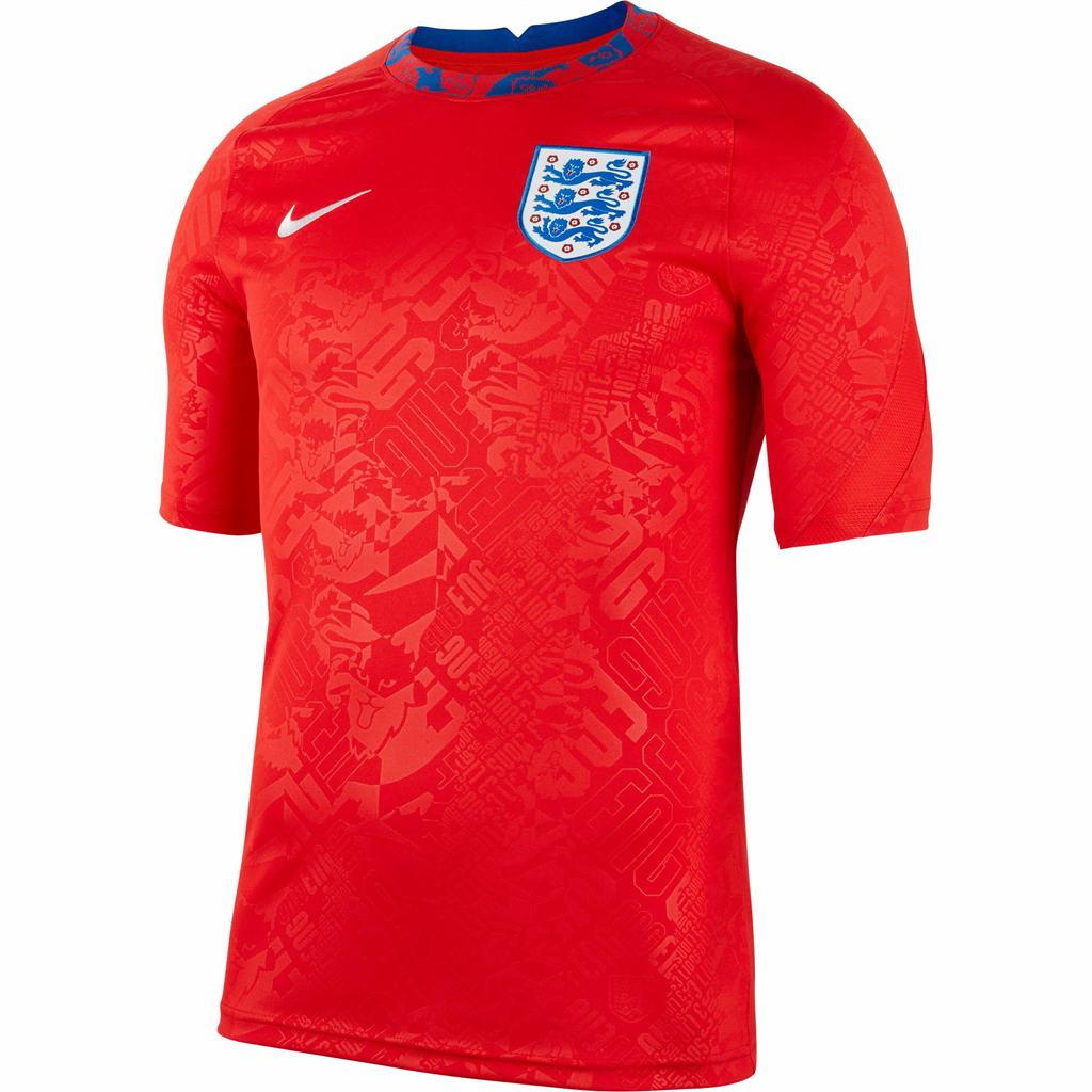 Ao Nike England Breathe Pre Match 20-21 'Red' CD2577-600