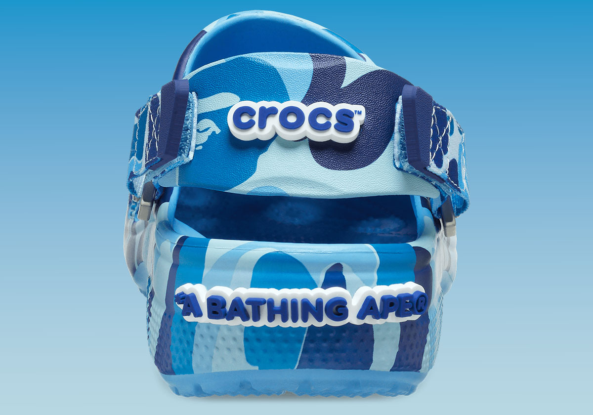 Dep Crocs Classic Clog x A Bathing Ape ABC 'Camo Blue' 209627-4TB