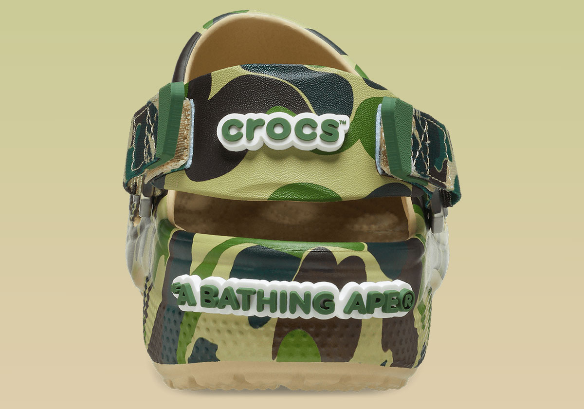 Dep Crocs Classic Clog x A Bathing Ape ABC 'Camo Green' 209627-212