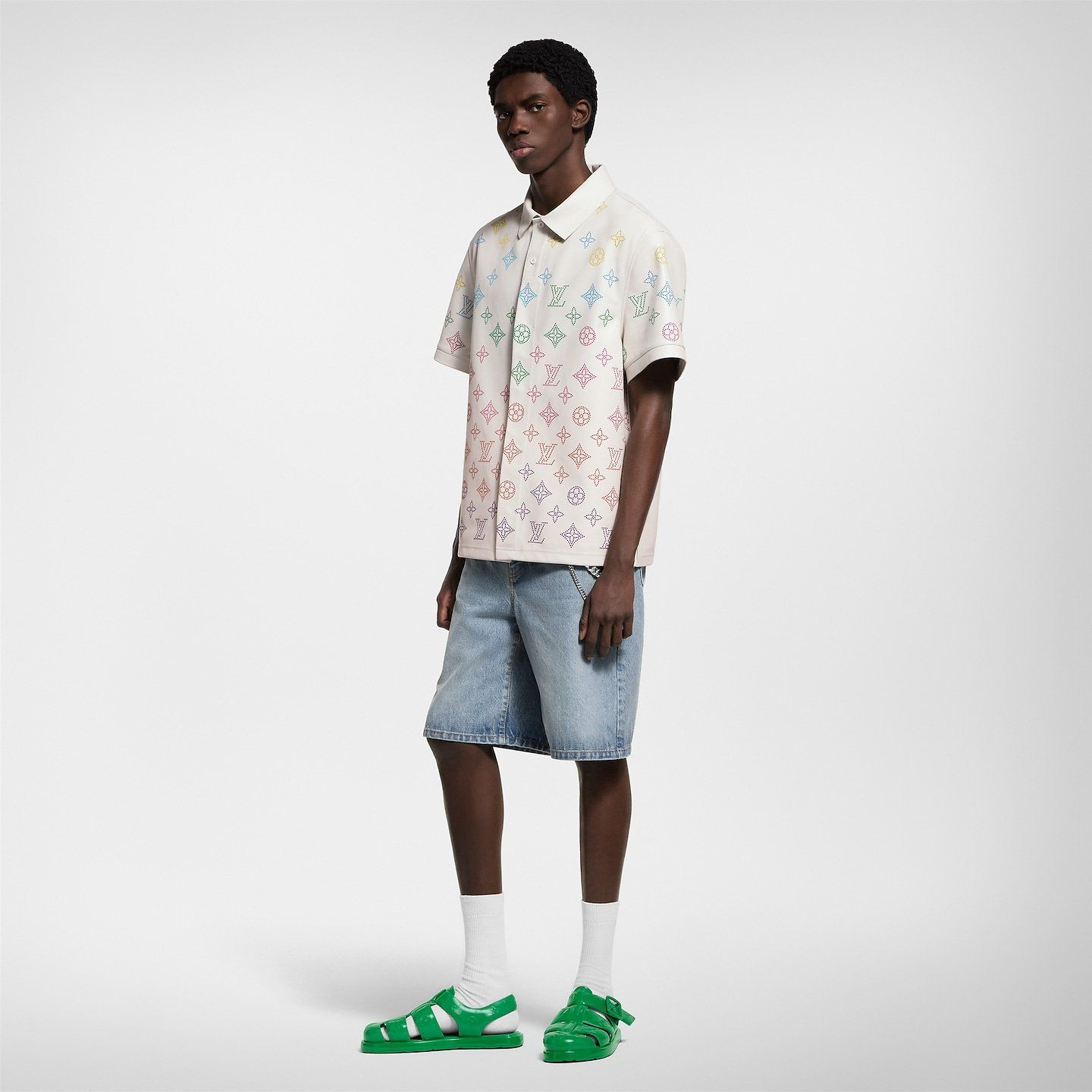 Dep Louis Vuitton LV Venice Sandals 'Green' 1AH554