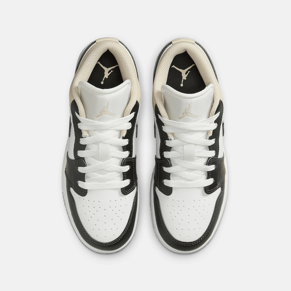 Giay Nike Air Jordan 1 Low GS 'White Rattan Off-Noir' 553560-153