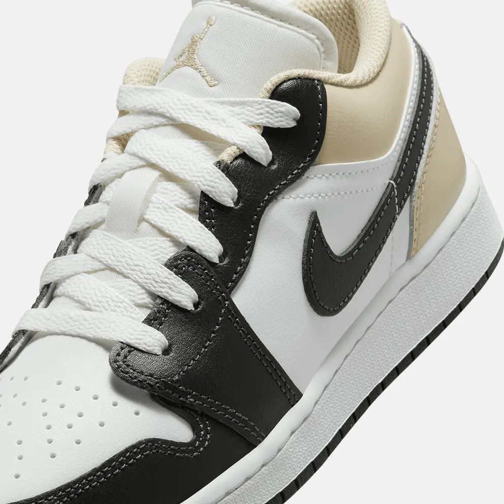 Giay Nike Air Jordan 1 Low GS 'White Rattan Off-Noir' 553560-153