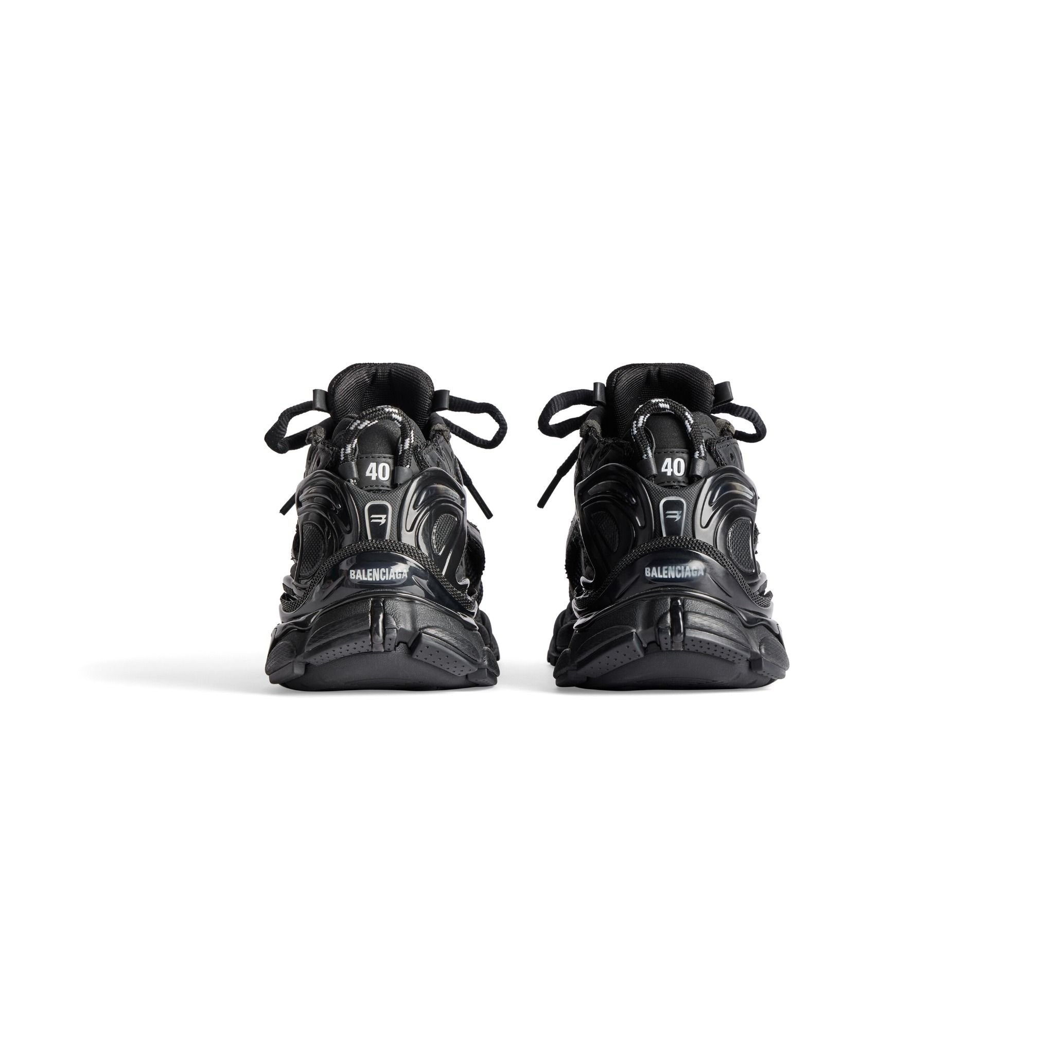 Giay Balenciaga Runner Trainers 'Black' 772774W3RBT1000