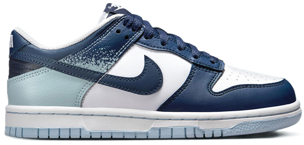 Giay Nike Dunk Low GS 'Blue Splatter' IB7687-100