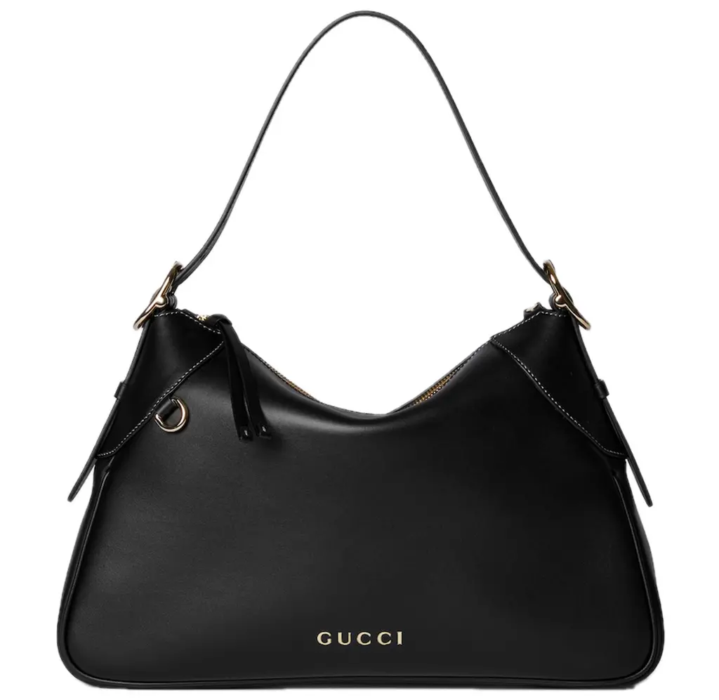 Tui Gucci Emblem Large Shoulder Bag 'Black' 815217-AAEC2-1000