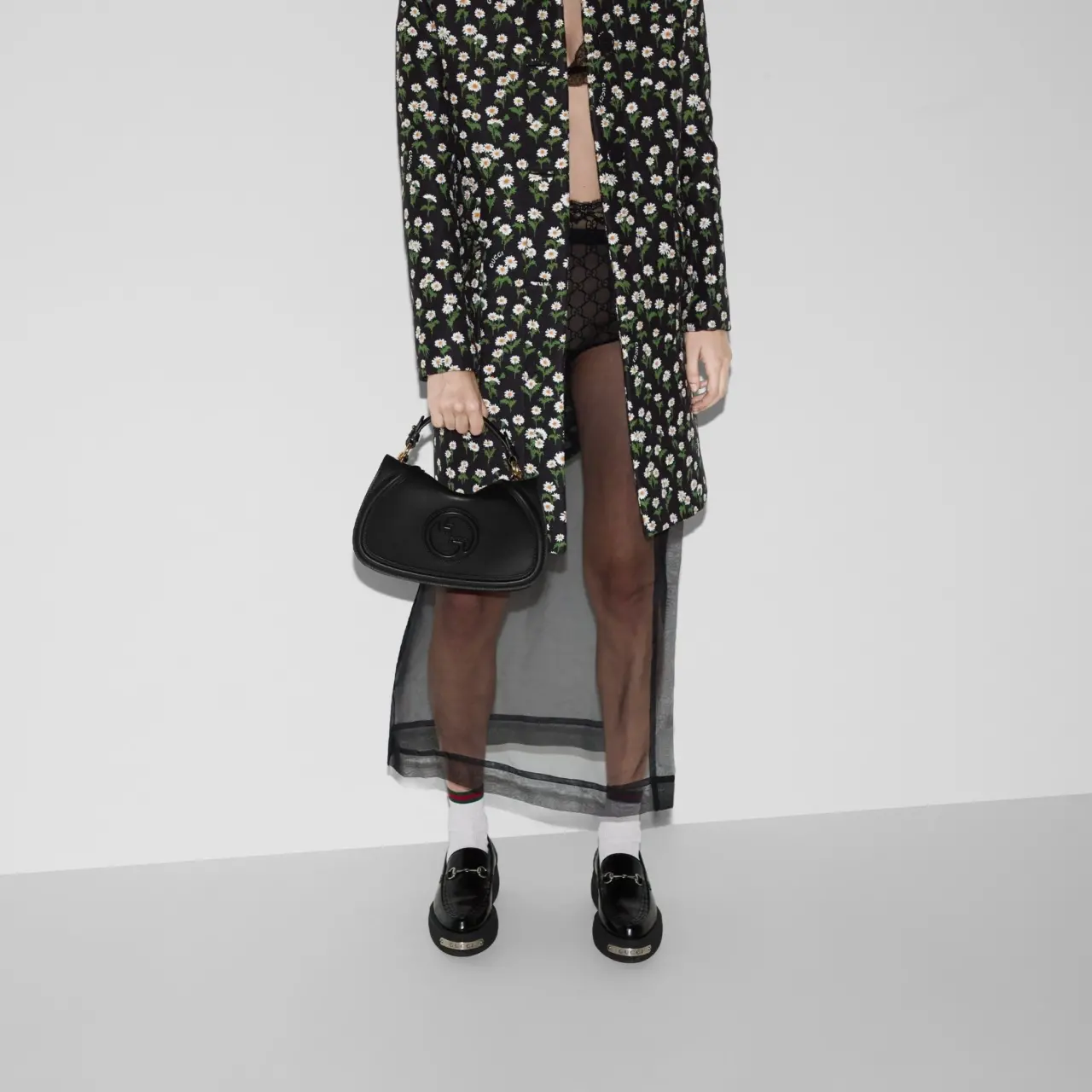 Tui Gucci Blondie Small Top Handle Bag 'Black' 815714-AAEC2-1000