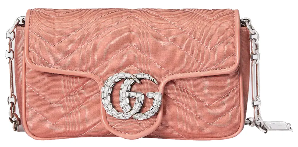 Tui Gucci GG Marmont Belt Bag 'Pink Moire' 746608-FAB7Y-7941