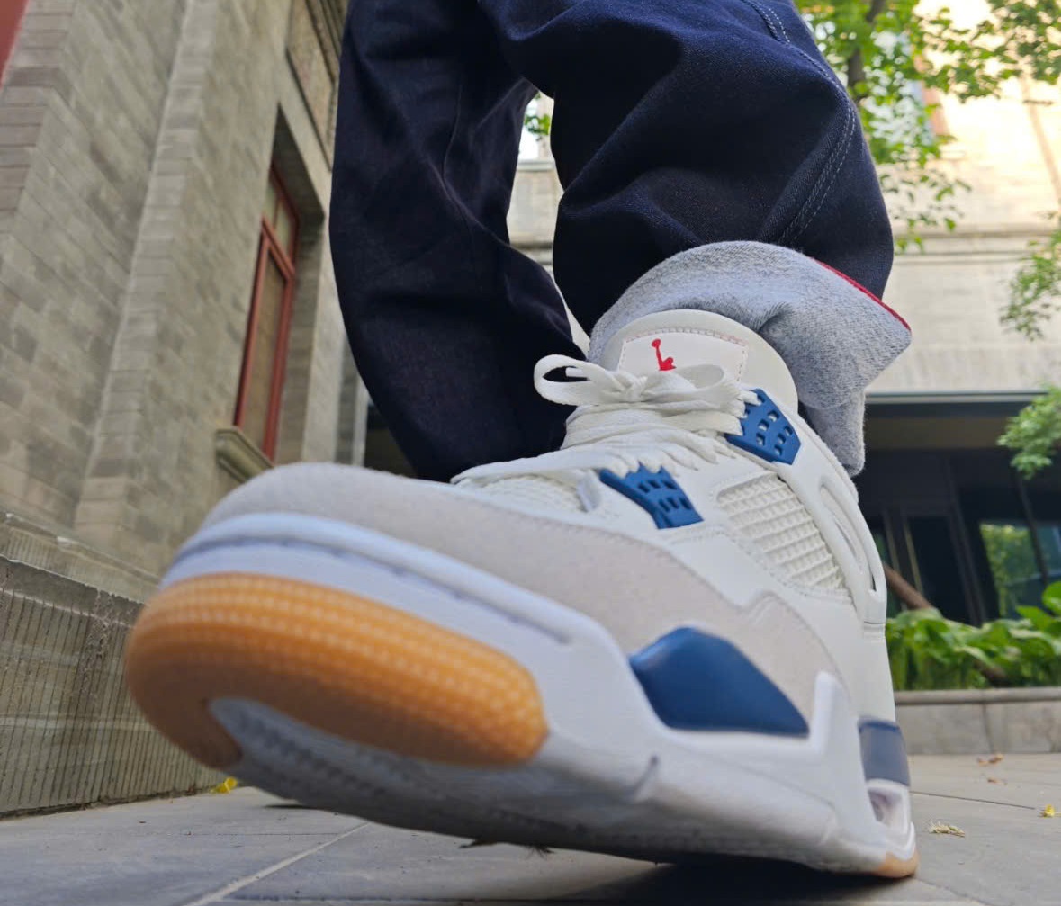 Giày Nike Air Jordan 4 Retro SB 'Navy' DR5415-100 - Ảnh 7