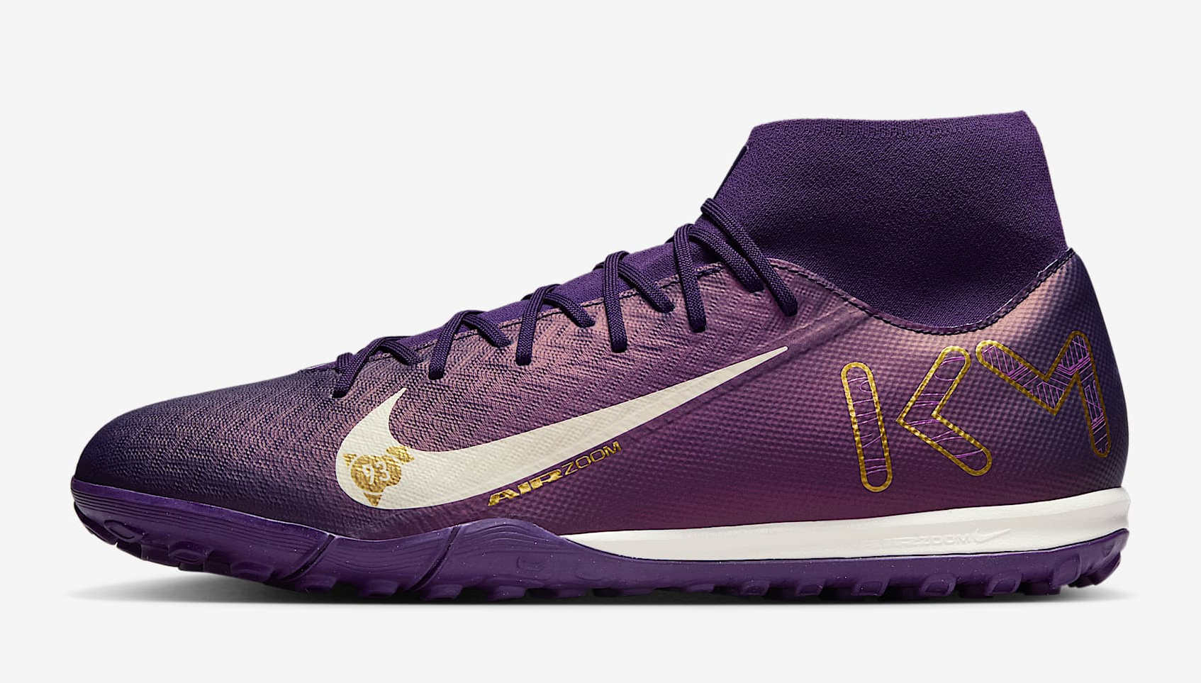 Giay Nike Mercurial Superfly 10 Academy Kylian Mbappe TF ‘Grand Purple’ FQ8333-500