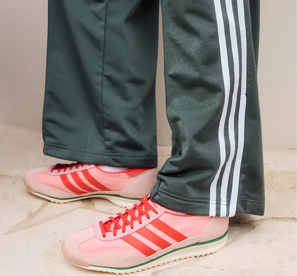 Giay adidas SL 72 OG 'Semi Pink Spark Red' JS0254