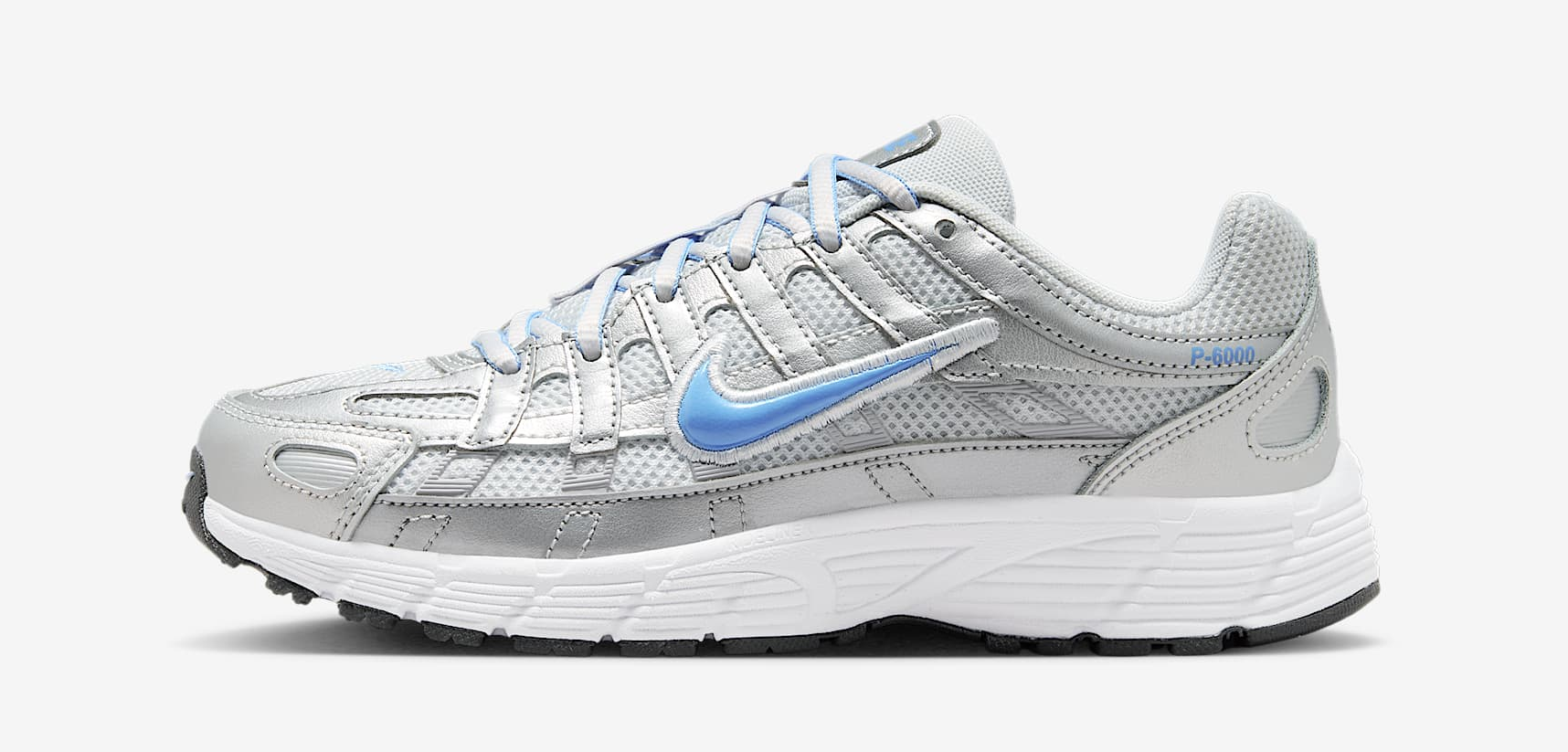 Giay Nike P-6000 GS 'Metallic Silver University Blue' HV5064-007