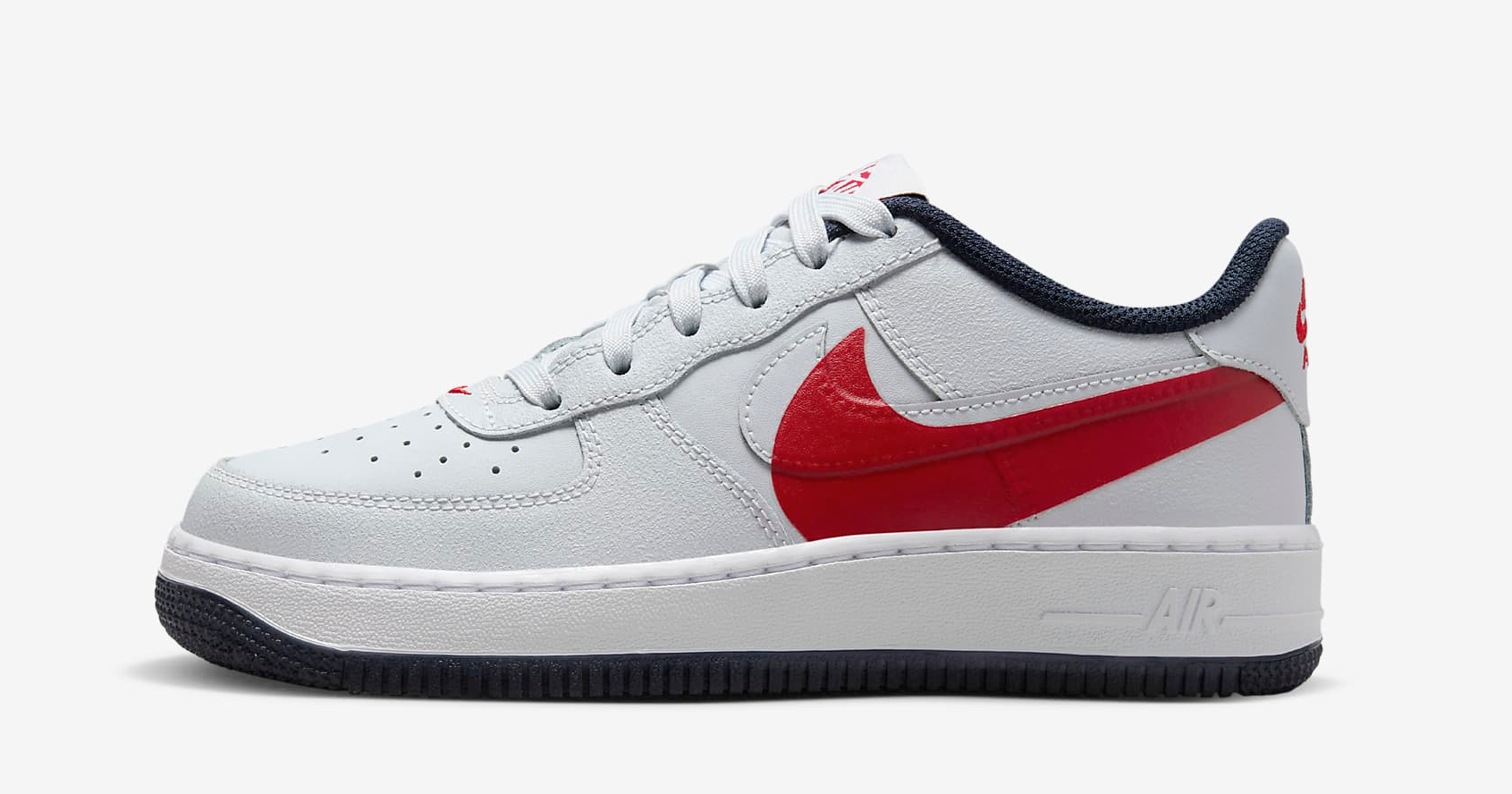 Giay Nike Air Force 1 LV8 4 'White Red' FQ4118-001