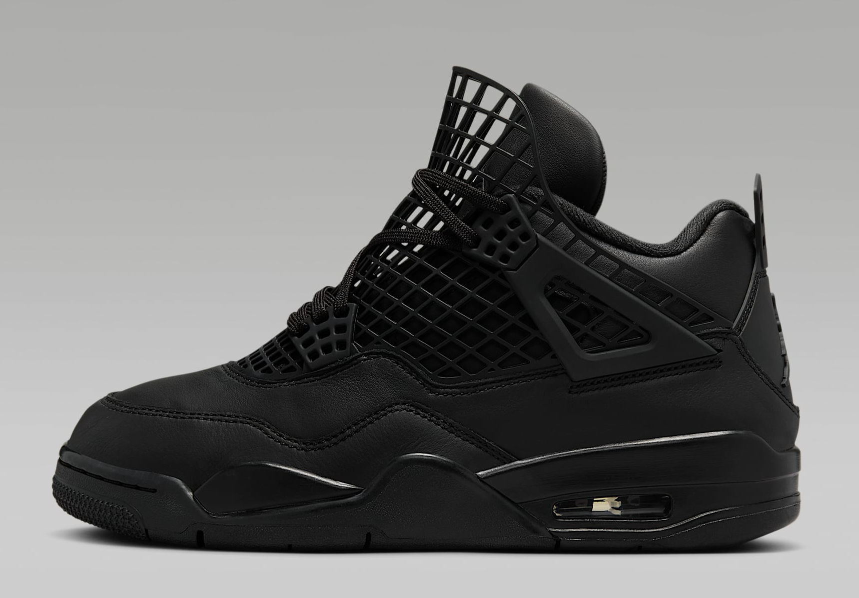 Giay Nike Air Jordan 4 NET 'Triple Black' FN7251-001