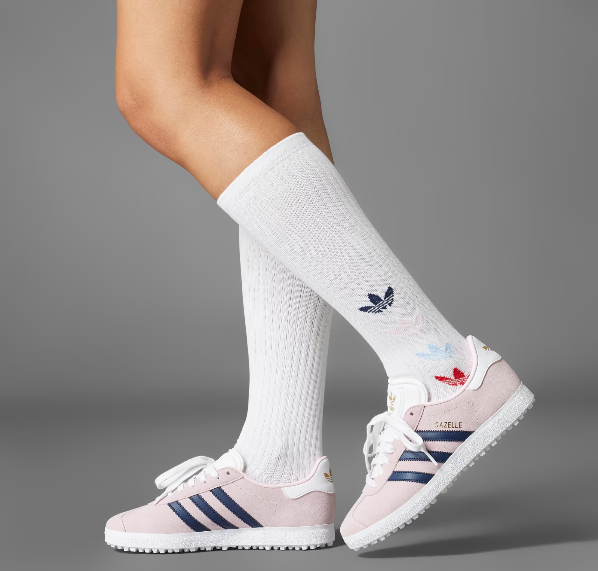 Giay Adidas Gazelle Spikeless Golf 'Pink Night Indigo' JI3941