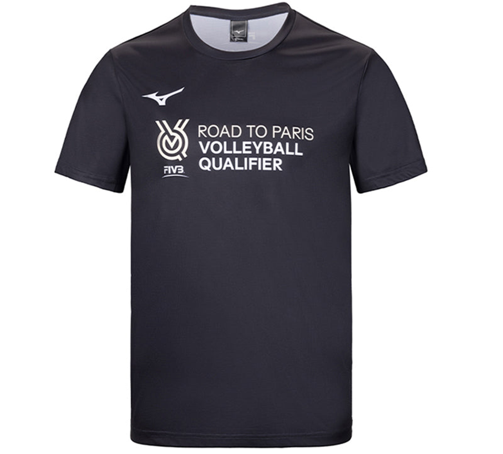Giay Mizuno Sportswear T-shirt 'Black' V2CA36Z1