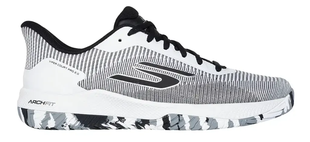 Giay Skechers Viper Court Pro 2.0 'White' 246109WW-WBK