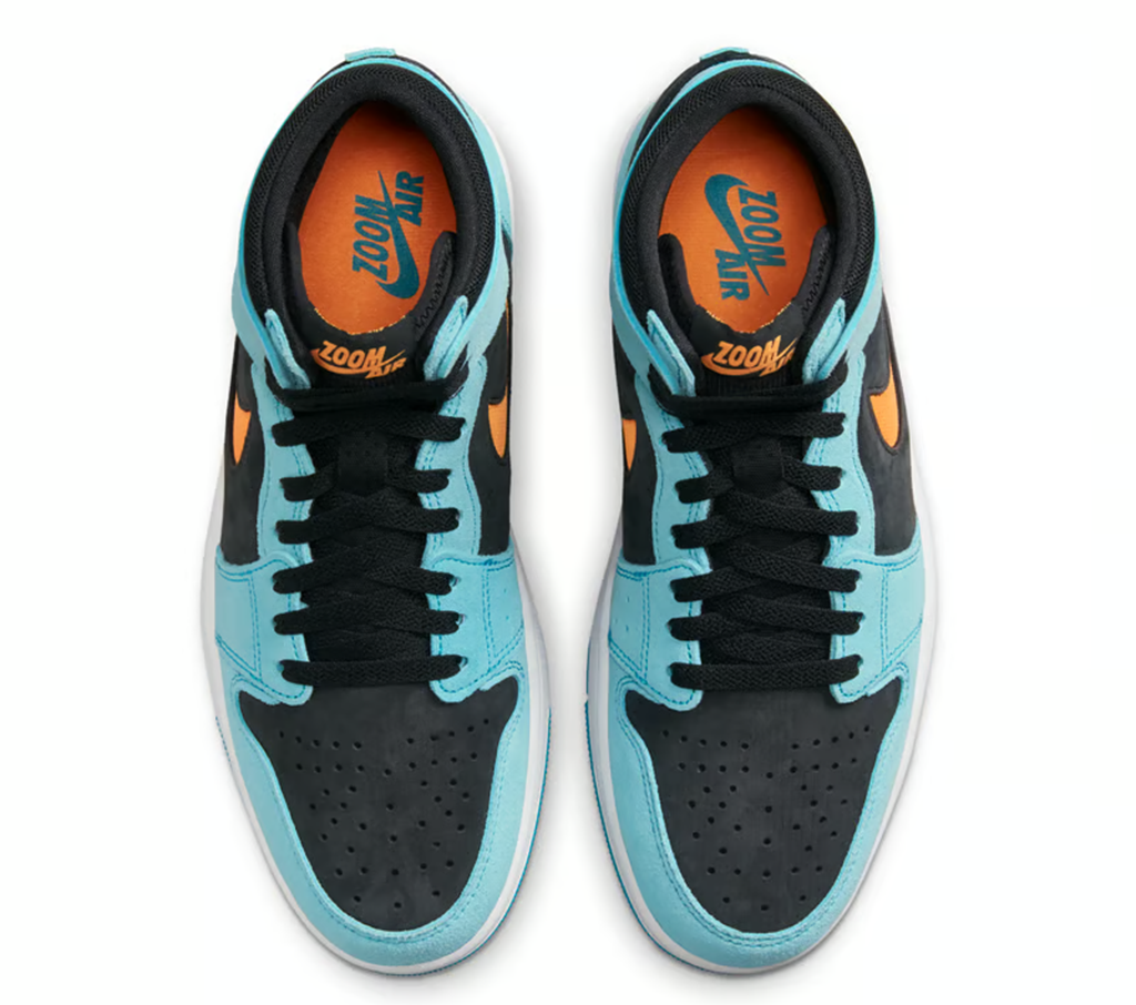 Giay Nike Air Jordan 1 High Zoom Comfort 2 ‘Bleached Aqua Citrus’ DV1307-408