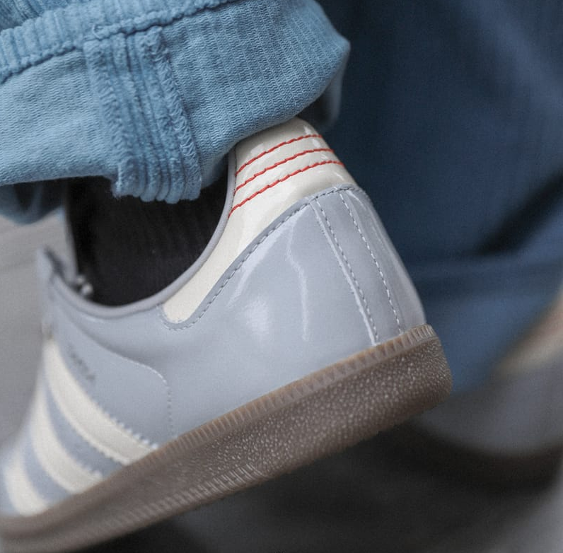 Giay Adidas Originals Samba OG 'Silver White' JQ0012