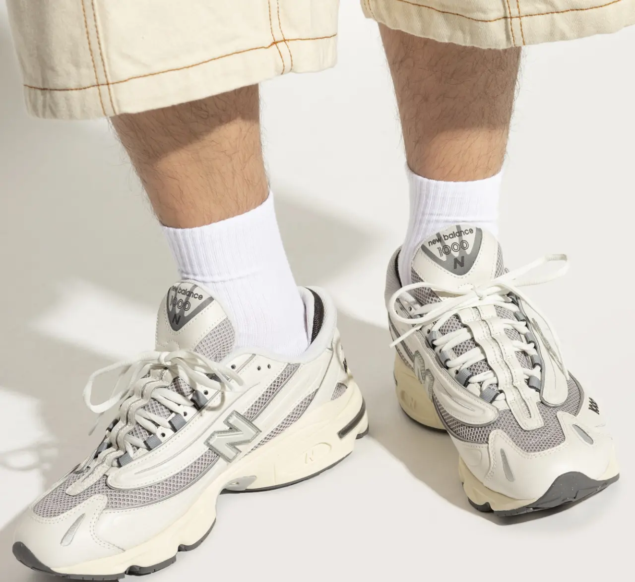 Alternative view of Giày New Balance 1000 'Sea Salt Grey' M1000MEW