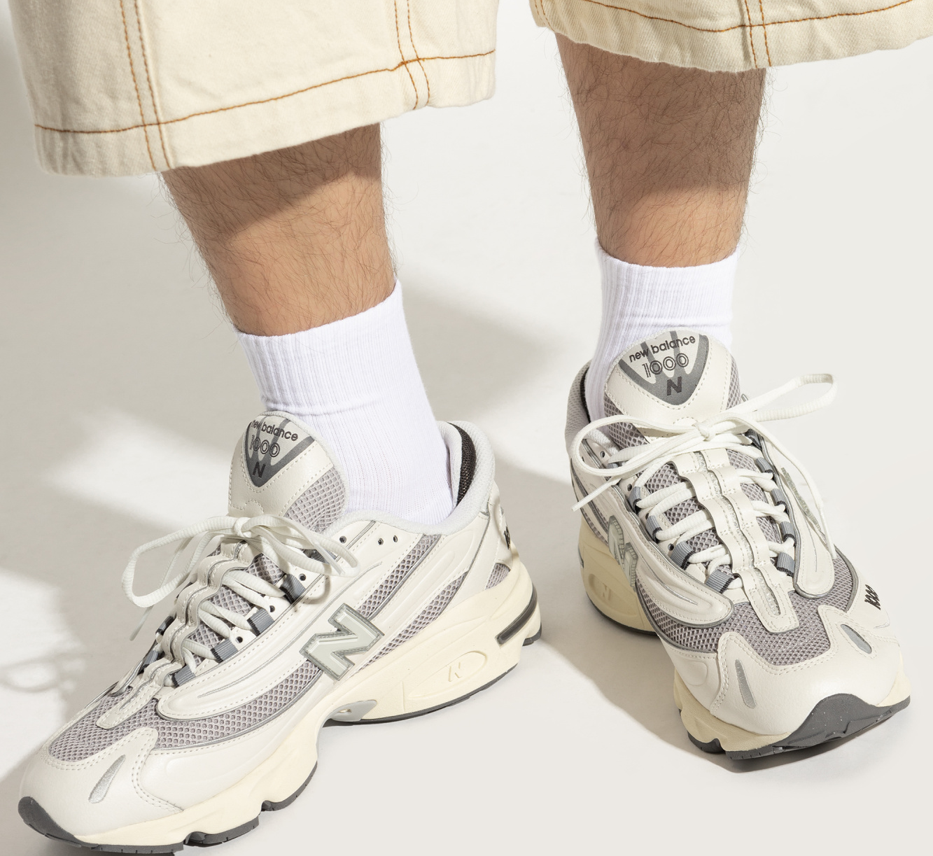 Alternative view of Giày New Balance 1000 'Sea Salt Grey' M1000MEW