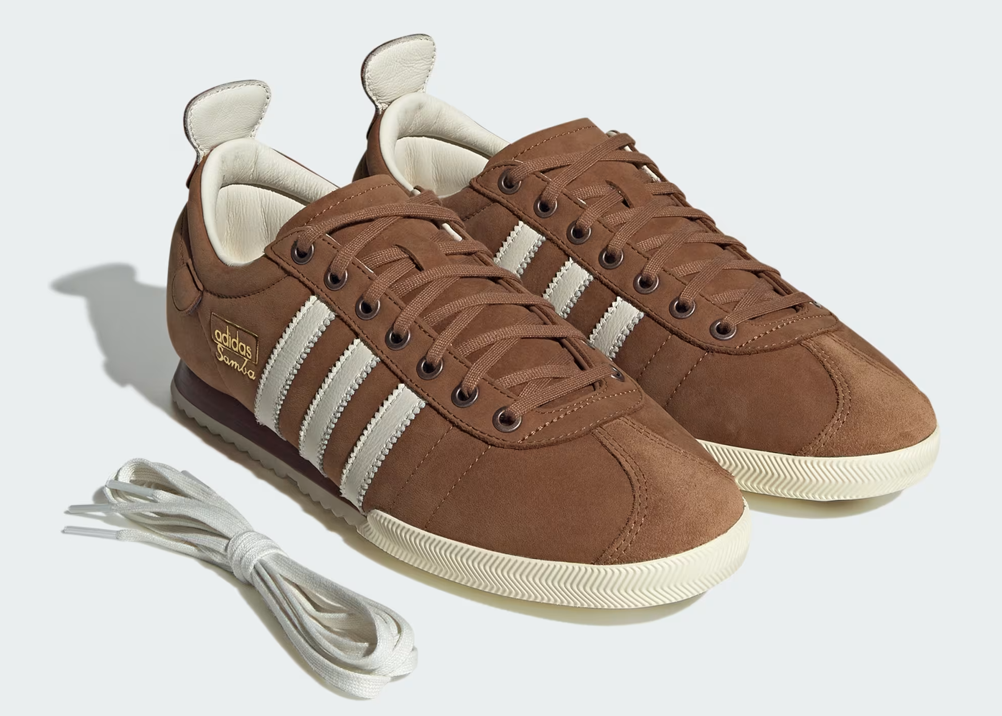 Giay Adidas Samba 62 'Brown' JI3219