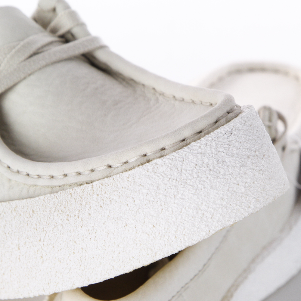 Giay Clarks Wallabee Cup 'White Nubuck' 26158152