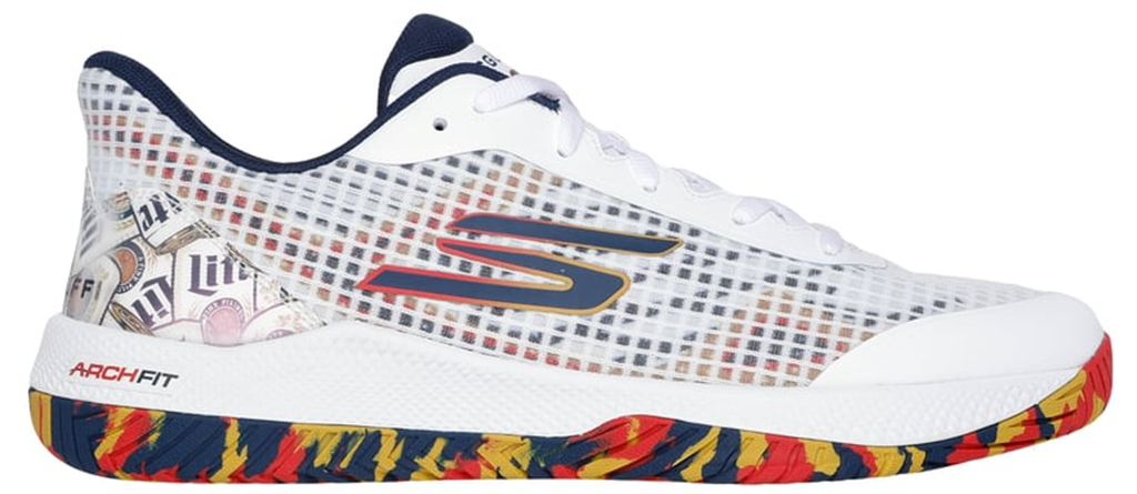 Giay Skechers Lite Viper Court Pro LE x Miller 'White' 246119-WMLT