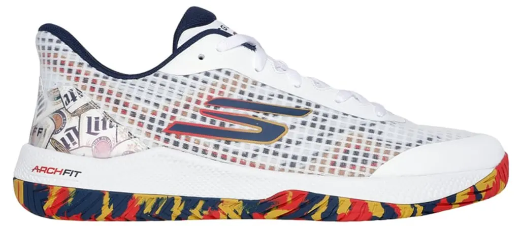 Giay Skechers Lite Viper Court Pro LE x Miller 'White' 246119-WMLT