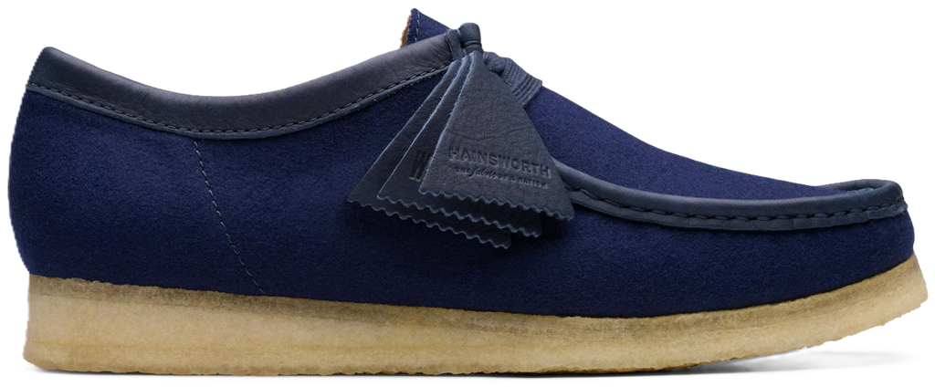 Giay Clarks Originals Wallabee 'Navy Wool' 26178225