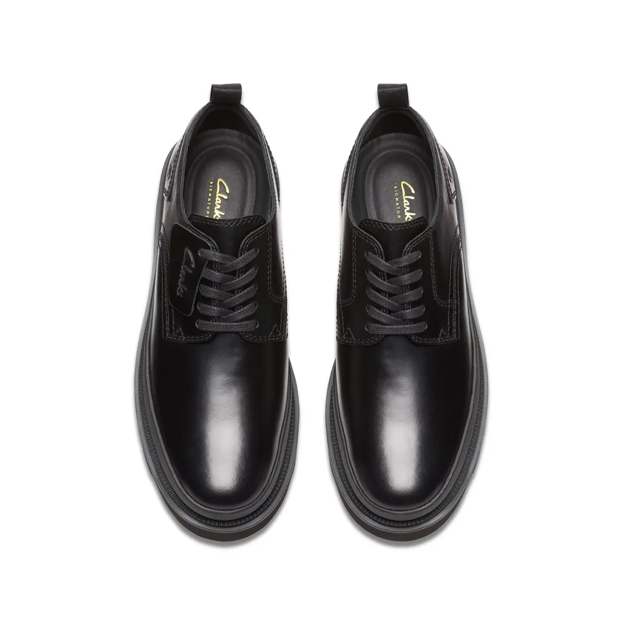 Giay Clarks Badell Lace 'Black Leather' 261811377