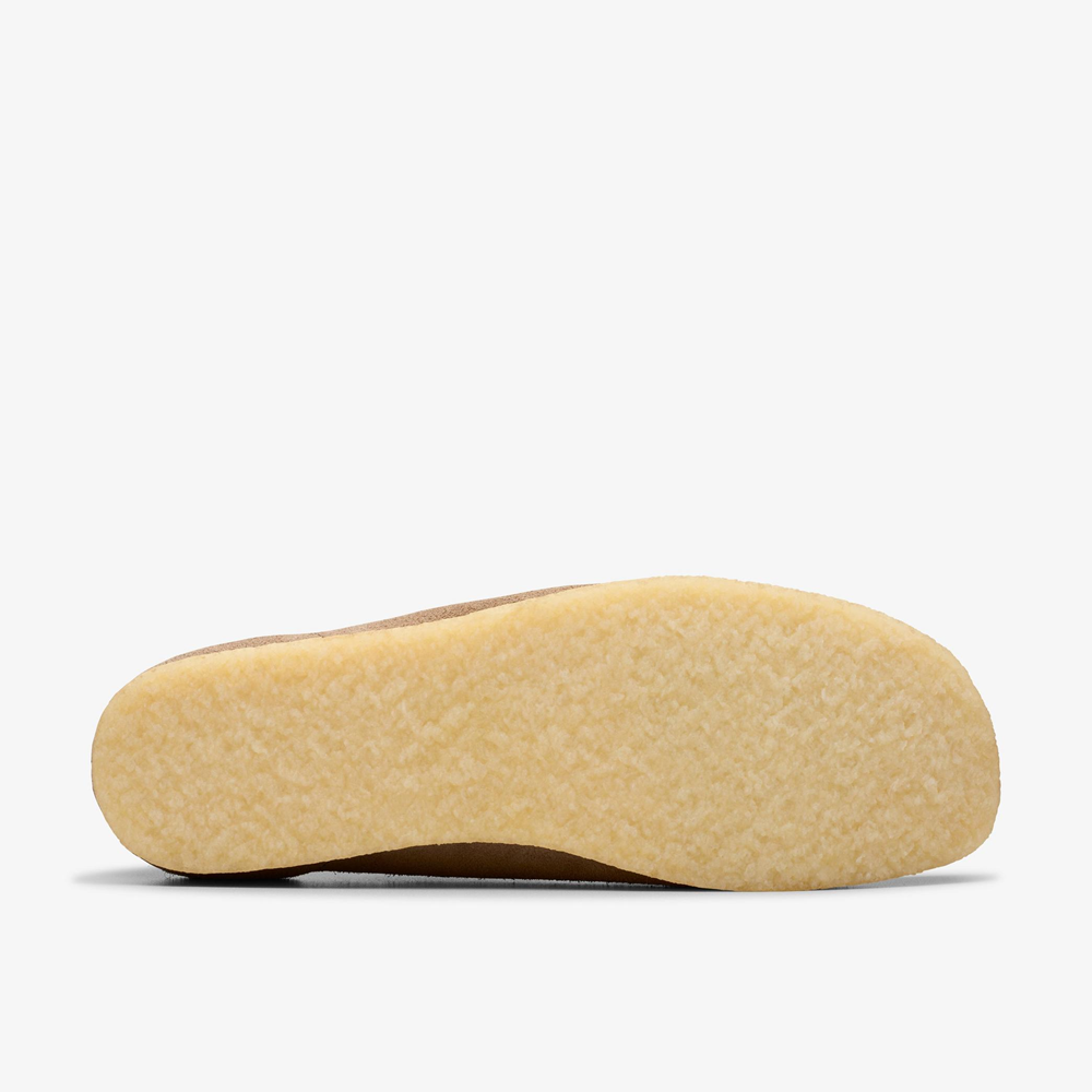 Giay Clarks Originals Wallabee Wolf Suede 'Brown' 261811407