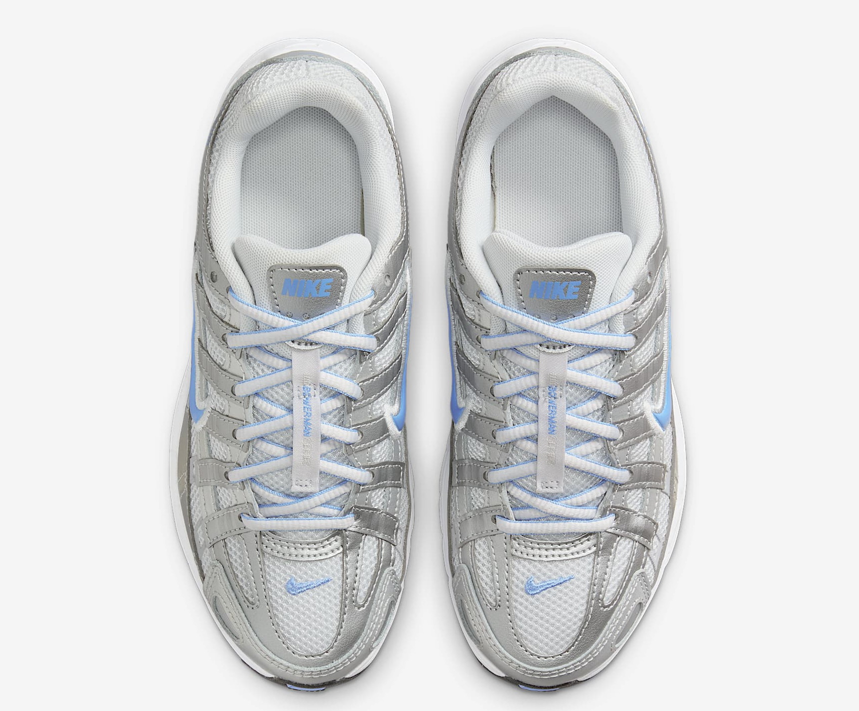 Giay Nike P-6000 GS 'Metallic Silver University Blue' HV5064-007