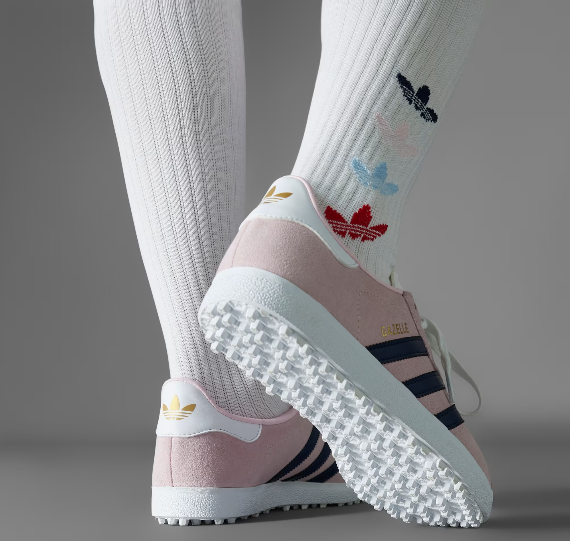 Giay Adidas Gazelle Spikeless Golf 'Pink Night Indigo' JI3941