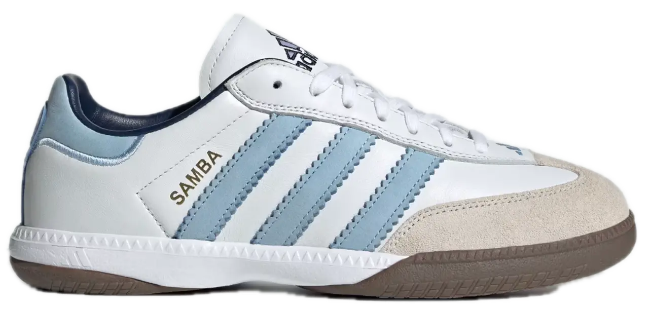 Giay Adidas Samba Millennium 'White Clear Sky Gum' JI3183