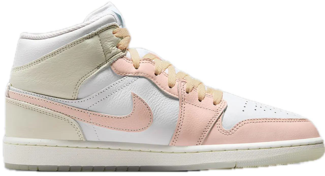 Giay Nike Air Jordan 1 Mid SE ‘White Peach’ HJ6654-100