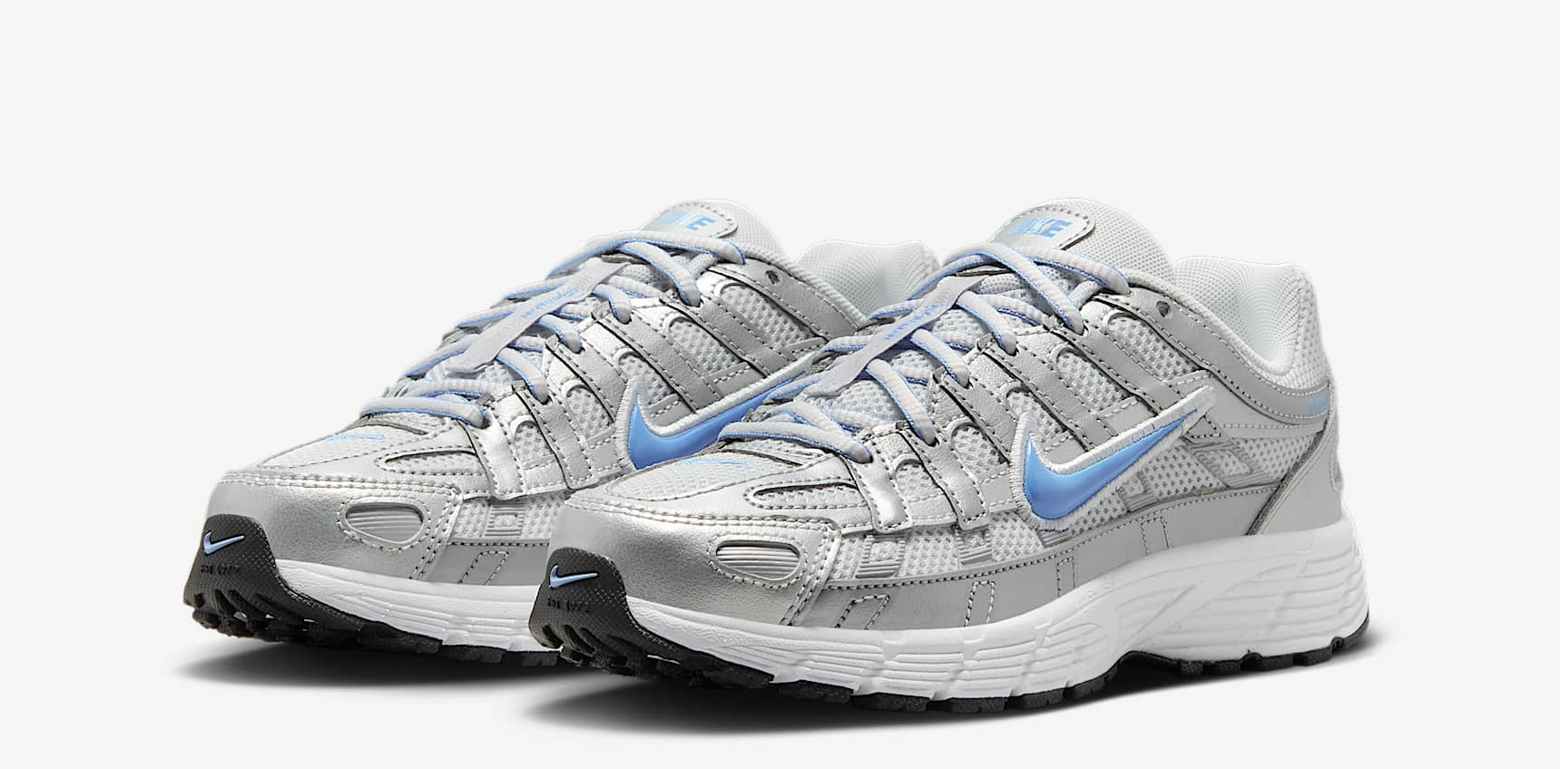 Giay Nike P-6000 GS 'Metallic Silver University Blue' HV5064-007